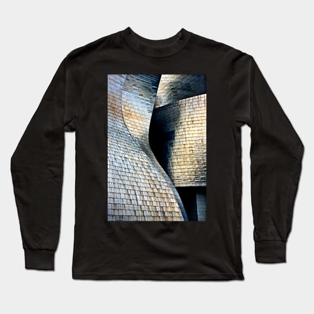 Titanium waves Long Sleeve T-Shirt by Cretense72